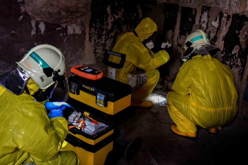 Hasičský záchranný sbor ČR: Hasiči z chemických laboratoří se zúčastnili mezinárodního CBRN tréninku Rakousku