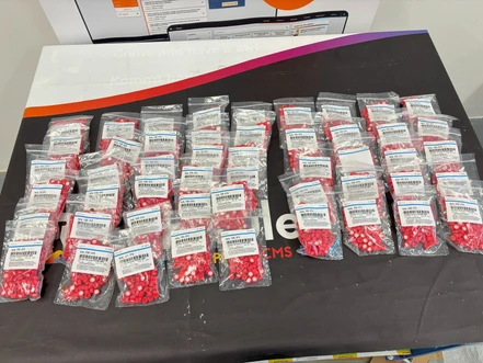 Agilent šroubovací červené víčko, PTFE/červený silikon, 100 ks/balení, 5182-0719 (Nové)