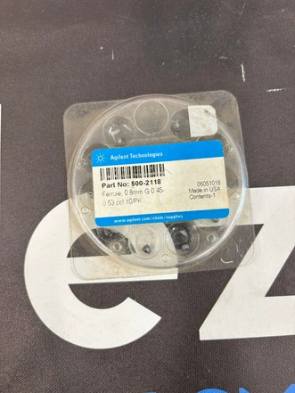 Agilent grafitová ferule, 0,8 mm ID, pro kapilární kolony 0,45–0,53 mm, 500-2118 (Nové)
