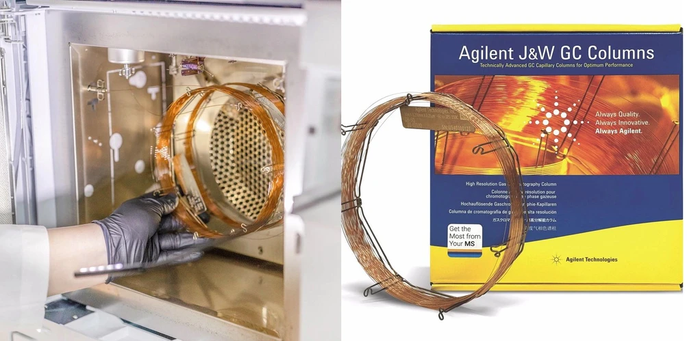 Altium: DB-5Q a HP-5Q Ultra Low-Bleed GC/MS kolony