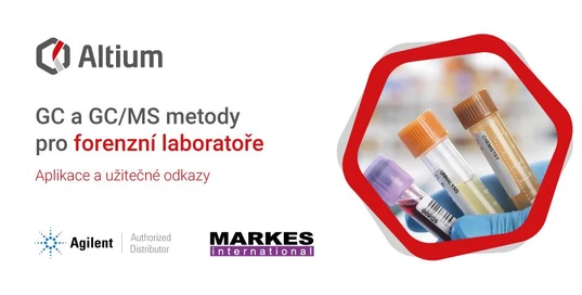 GC a GC/MS pro forenzní laboratoře. Přehled aplikací a užitečných odkazů (Agilent Technologies a Markes International)
