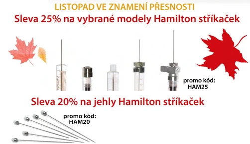 Podzimní slevy na laboratorní vybavení HAMILTON od Altium International