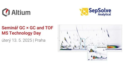 Pozvánka SepSolve Altium GC × GC and TOF MS Technology Day
