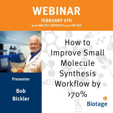 How to Improve Small Molecule Synthesis Workflow by > 70%