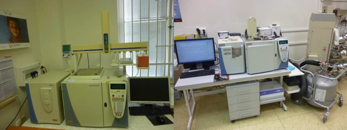 VŠCHT Praha: Centrální laboratoře - Laboratoř hmotnostní spektrometrie GC-MS DSQ II + GC-MS ISQ (Thermo)