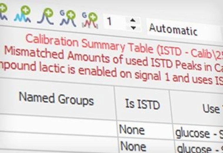 Dataapex: Vylepšená varování při kalibraci a zpracování slepých vzorků