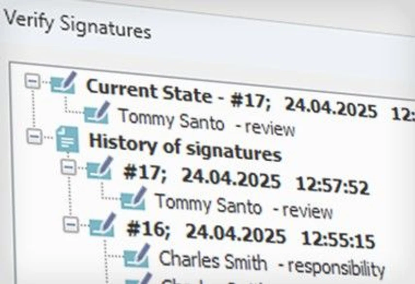 Dataapex: Vylepšení podpisů