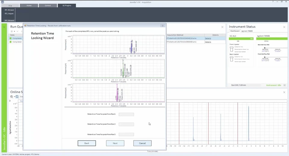 HPST: Agilent Retention Time Locking (RTL)