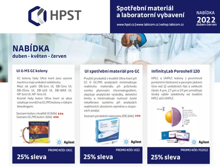 Akční nabídka na spotřební materiál nejen Agilent Technologies (duben - červen 2022)