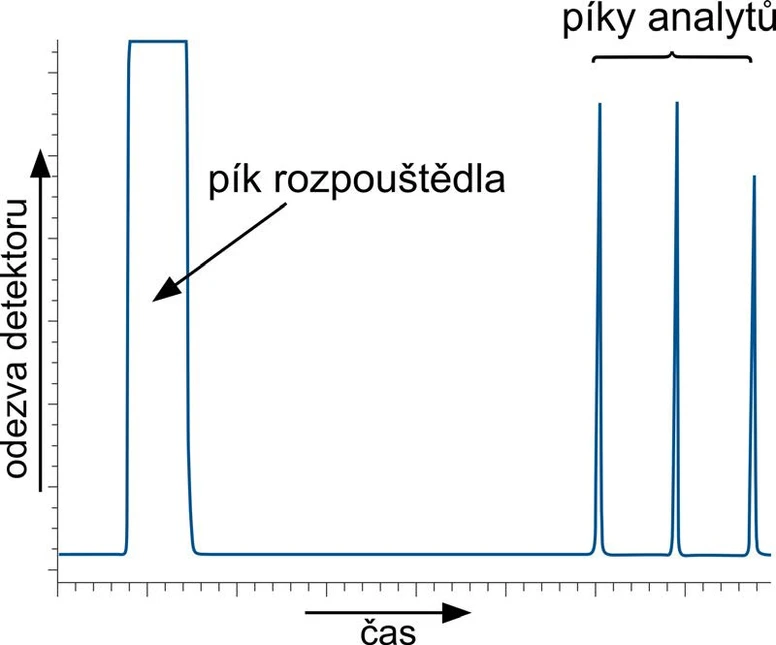 HPST: Obrázek 1 Typický chromatogram