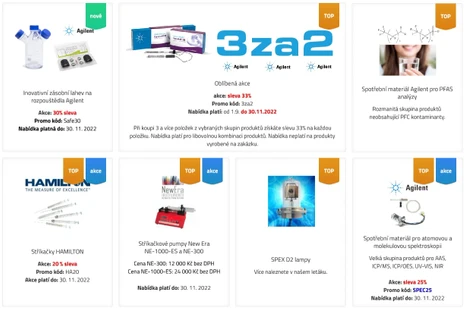 Přehled podzimních cenových akcí na spotřební materiál