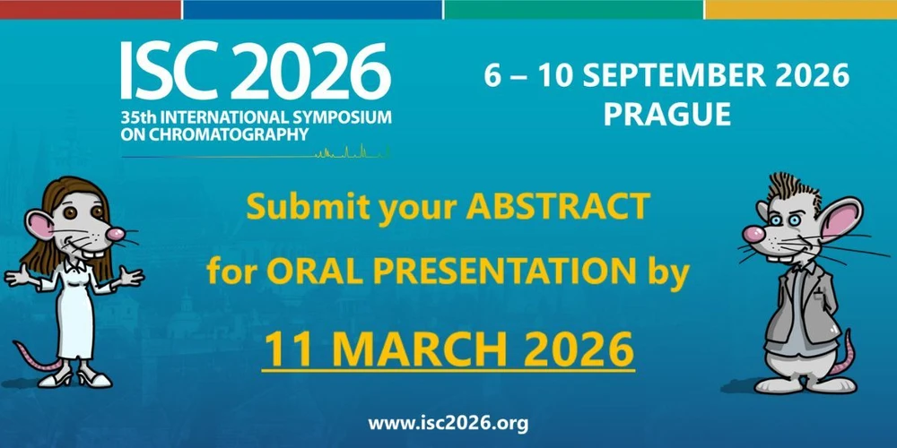 <p>International Symposium on Chromatography: Deadline pro podání abstraktů na konferenci ISC 2026 se blíží!</p>
