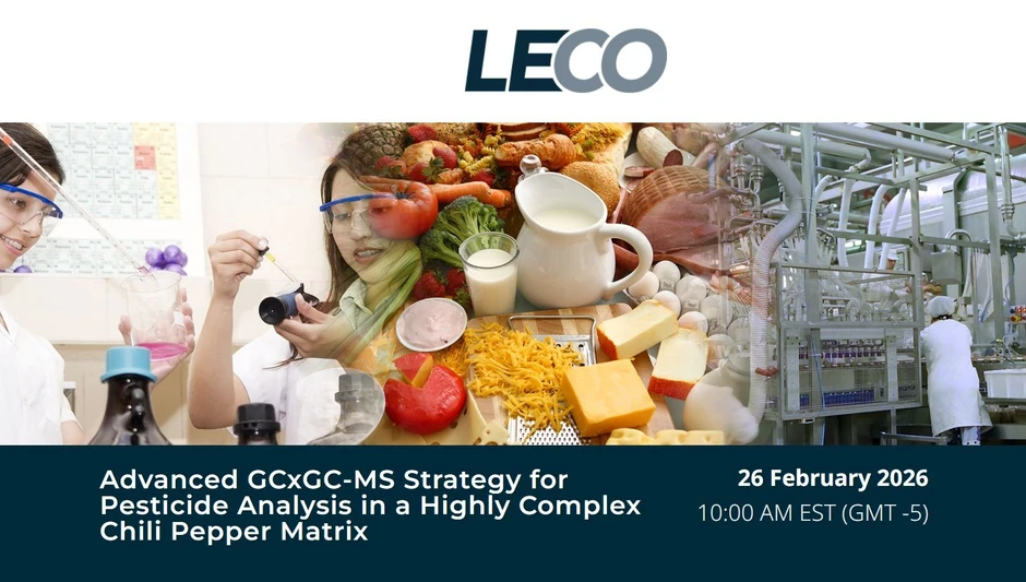 LECO: Advanced GCxGC-MS Strategy for Pesticide Analysis in a Highly Complex Chili Pepper Matrix