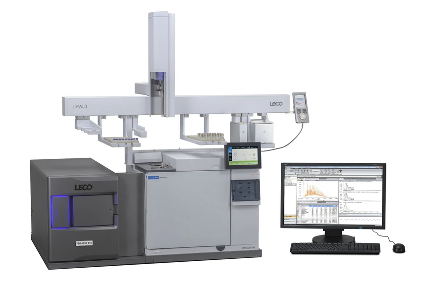 LECO: Nový detektor iontů s dlouhou životností pro GC-TOFMS a GC×GC-TOFMS s mezí detekce v řádu subfemtogramů: Obrázek 1. Pegasus BTX GCxGC-TOFMS.