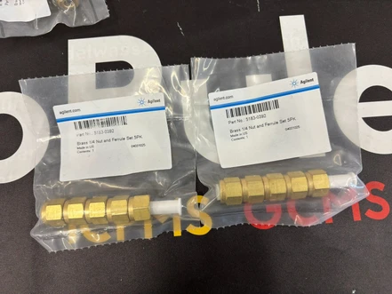Agilent Sada mosazné matice a ferule 1/4″, 5183-0392 (Nové)