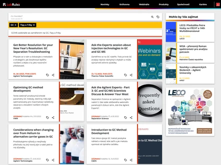 Tipy a Triky v Plynové chromatografii (GC Webináře 2022)