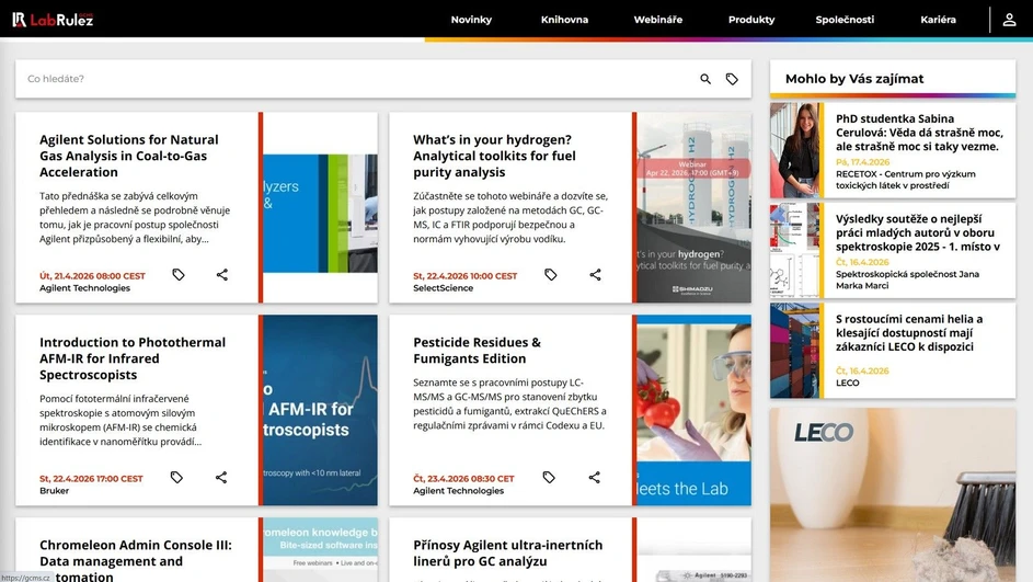 <p>LabRulez: Webináře LabRulezGCMS týden 17/2026</p>