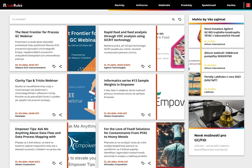 <p>LabRulez: Webináře LabRulezGCMS týden 2-3/2024</p>
