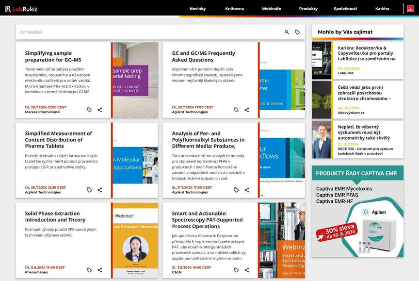 <p>LabRulez: Webináře LabRulezGCMS týden 31-32/2024</p>
