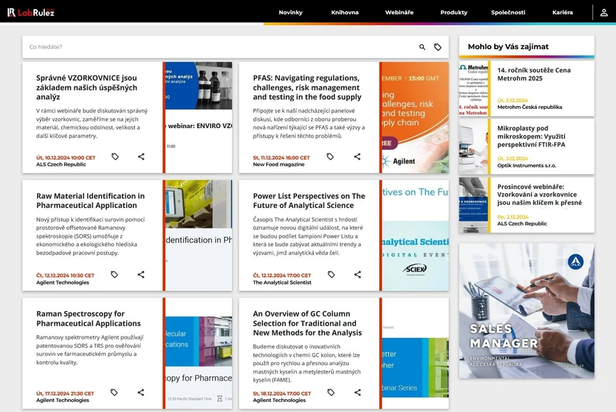 <p>LabRulez: Webináře LabRulezGCMS týden 50/2024</p>
