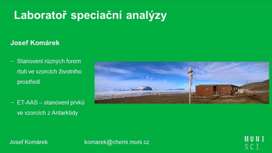 Masarykova univerzita/Ústav chemie Přírodovědecké fakulty: LABORATOŘ SPECIAČNÍ ANALÝZY