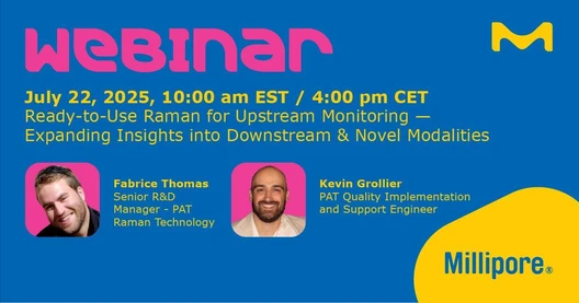 Ready-to-Use Raman for Upstream Monitoring — Expanding Insights into Downstream & Novel Modalities