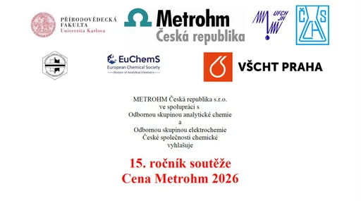 15. ročník soutěže Cena Metrohm 2026