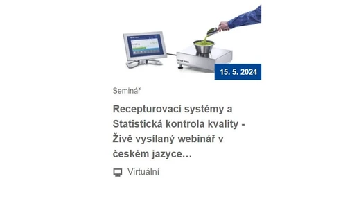 Recepturovací systémy a Statistická kontrola kvality 