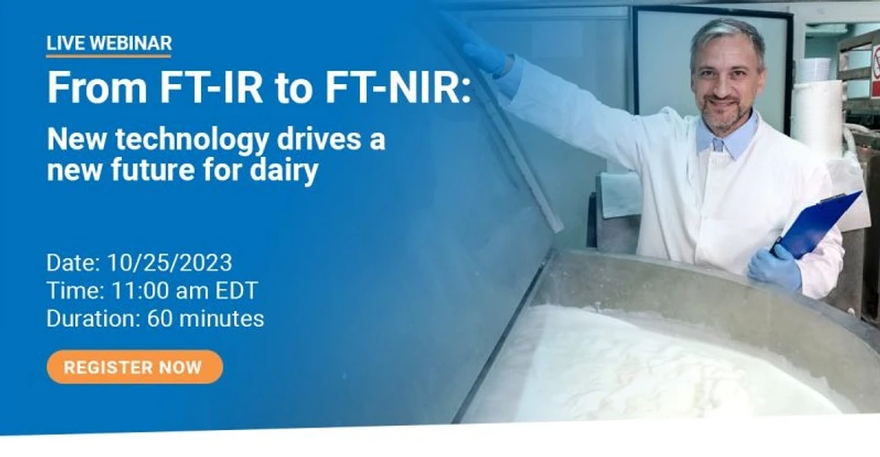 New Food: From FT-IR to FT-NIR: new technology drives a new future for dairy