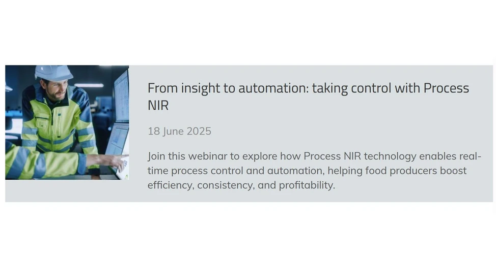 New Food Magazine: From insight to automation: taking control with Process NIR