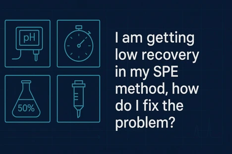 Při použití metody SPE dosahuji nízké výtěžnosti, jak mohu tento problém vyřešit?