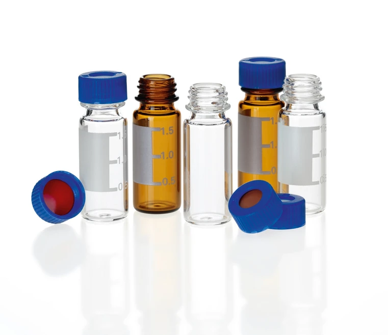 Pragolab: Vialky, víčka a příslušenství pro GC, HPLC a MS