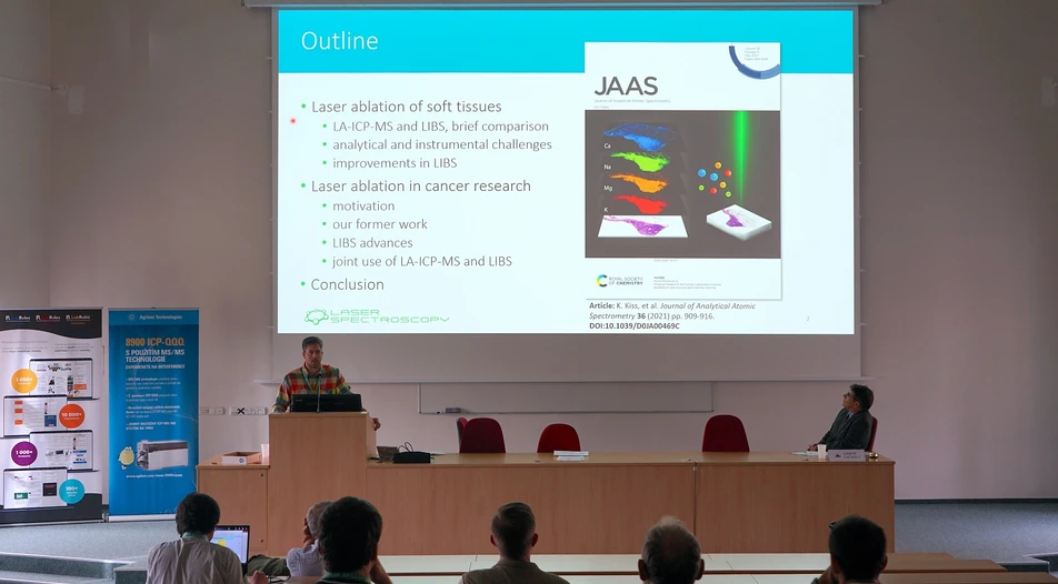 SSJMM: Complementarity of laser-induced breakdown spectroscopy and laser ablation inductively coupled plasma mass spectrometry in cancer tissues analysis (P. POŘÍZKA)