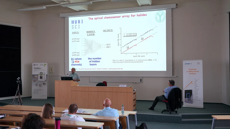 SSJMM: The optical chemosensor array for analysis of halides or small biological molecules (P. LUBAL)