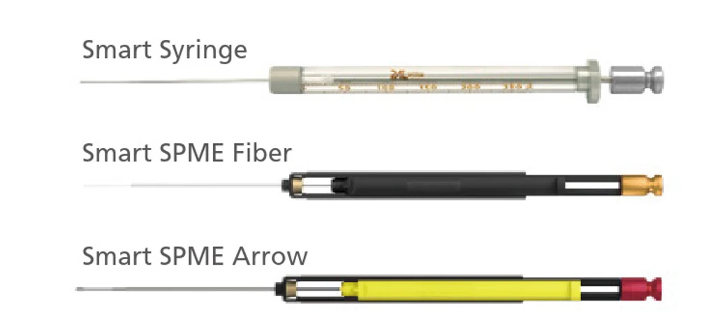 Shimadzu: Řada chytrých stříkaček, chytrých SPME vláken a chytrých SPME Arrow kompatibilních se zařízením AOC-6000 Plus