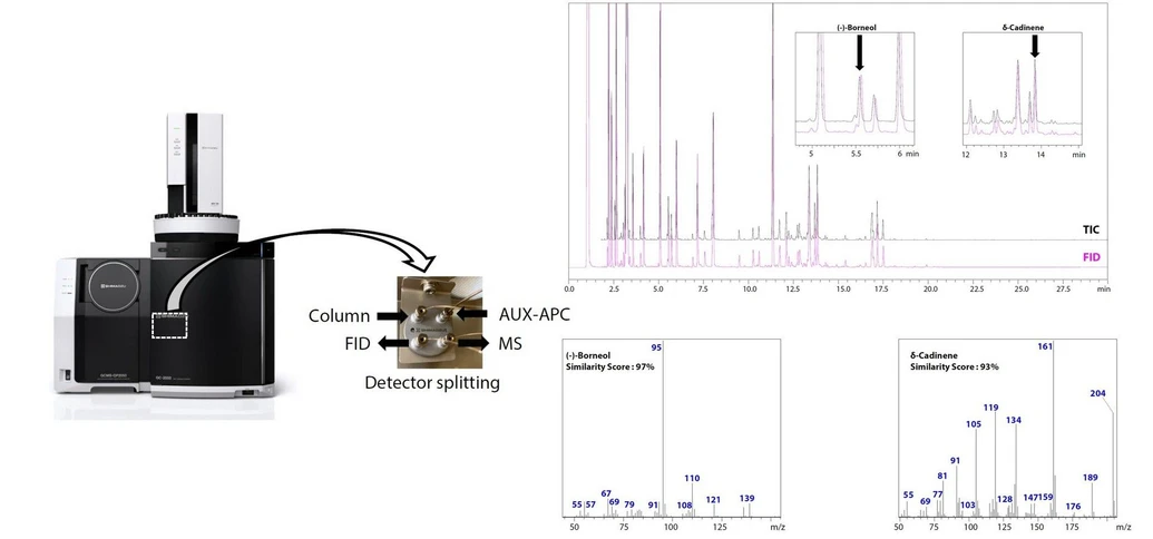 <p><strong>Shimadzu:</strong> Analýza éterických olejů pomocí detekčního systému GC-MS/FID s rozdělením signálu</p>