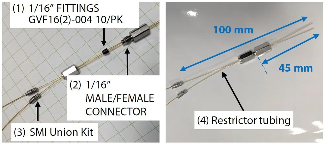 Shimadzu: Obr. 3 Moduly pro připojení kolon pro HS spojení