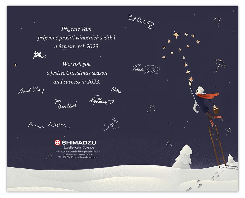 Shimadzu: Přejeme Vám příjemné prožití vánočních svátků a úspěšný rok 2023