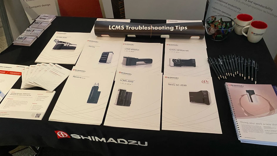 Shimadzu: Stánek Shimadzu na 24. Škole hmotnostní spektrometrie 2023