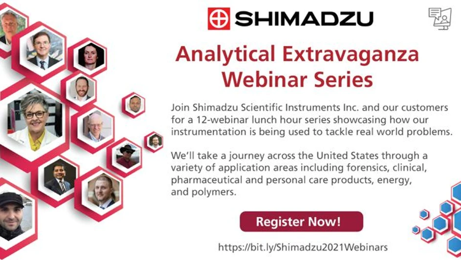 <p>Shimadzu: Analytická  Extravaganza série Webinářů</p>
