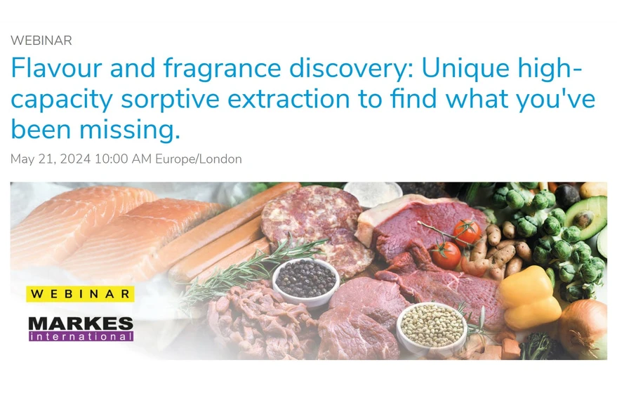 The Analytical Scientist: Flavour and fragrance discovery: Unique high-capacity sorptive extraction to find what you've been missing.