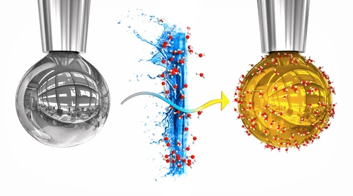 Kovová voda poprvé připravena v pozemských podmínkách
