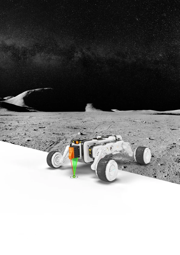 VUT/Archiv společnosti Lightigo: Model vozítka spaceFly