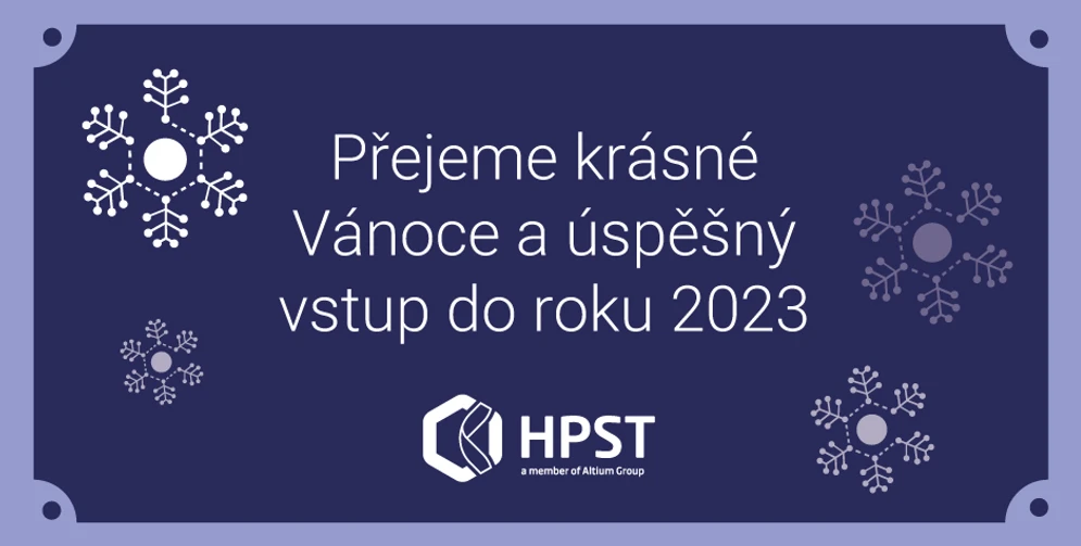HPST Vám přeje krásné Vánoce a úspěšný nový rok 2023