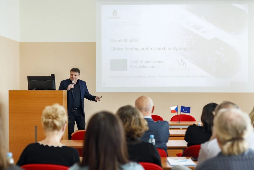 Watrex: Obr.1 CEO Watrex Praha doc. RNDr. Marek Minárik Ph.D., MBA při setkání ATEBIO týmu.