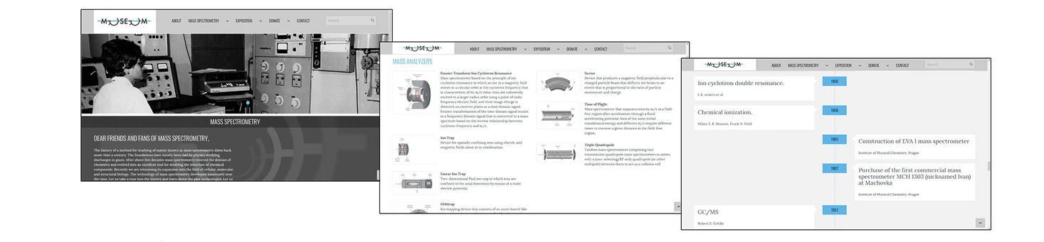 ÚOCHB/IOCB PRAGUE: Czech Museum of Mass Spectrometry