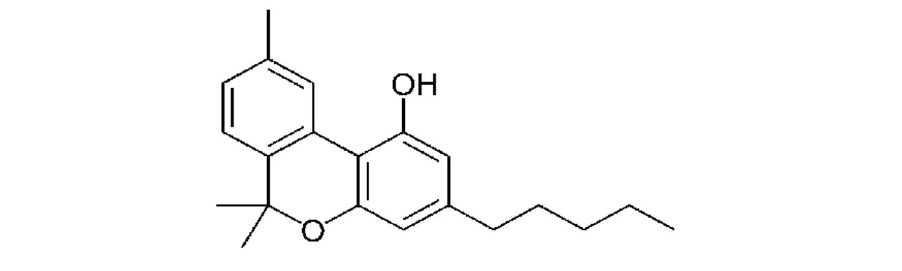 PČR: Kanabinol (CBN) – jeho koncentrace roste během skladování, zatímco koncentrace THC klesá, vzniká při rozkladu dalších kanabinoidů (10)